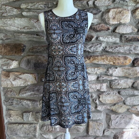 American Eagle Outfitters AEO Soft & Sexy, Dress, Cut-outs, Black Pink Paisley S - Picture 4 of 12